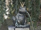 garten heinemann carport he03-0147 Froschkönig aus Bronze