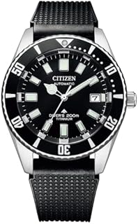 Citizen Herren Analog Automatik Uhr mit Urethan Armband NB6021-17E