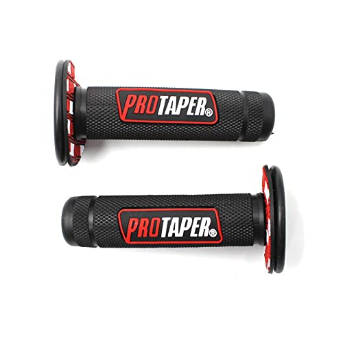 7/8" 22Mm Universal Motorcycle Handlebar Pro Dirt Pit Bike Grips For Yamaha Honda Kawasaki Bmw Suzuki(Red) #TOP6
