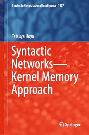 Syntactic Networks―Kernel Memory Approach: 1157 2024th Edition book cover