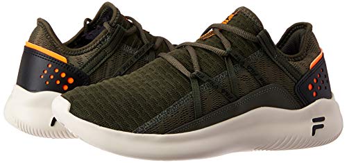 Tênis Quark, Fila, Masculino, Oliva/Preto/Laranja Flúor, 39