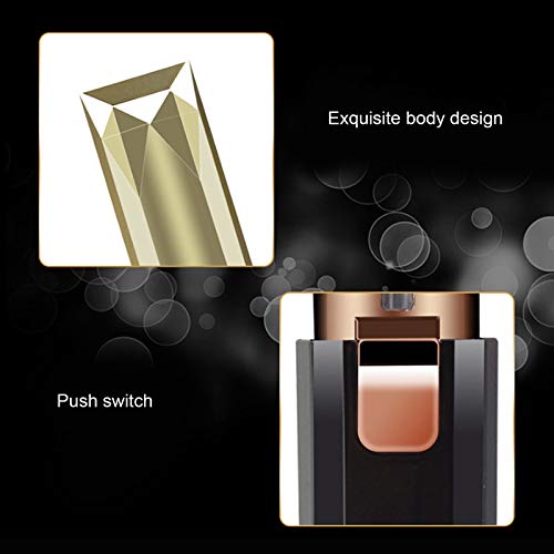 Aparador de sobrancelhas, barbeador elétrico recarregável de pelos faciais, barbeador elétrico femin