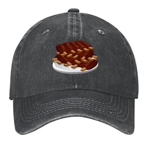 Casquette de sport ajustable noire en coton pour éviter la transpiration en randonnée et golf