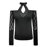 DüNne Sommer Blusen Enges Oberteil Damen Langarm Pullover Damen Vintage - Sweatshirt Damen Mit Kapuze Jacke Teenager MäDchen Hip Hop Pullover Tops Langarm Retro Zip Up Hoodie-Jacke 90er Fas
