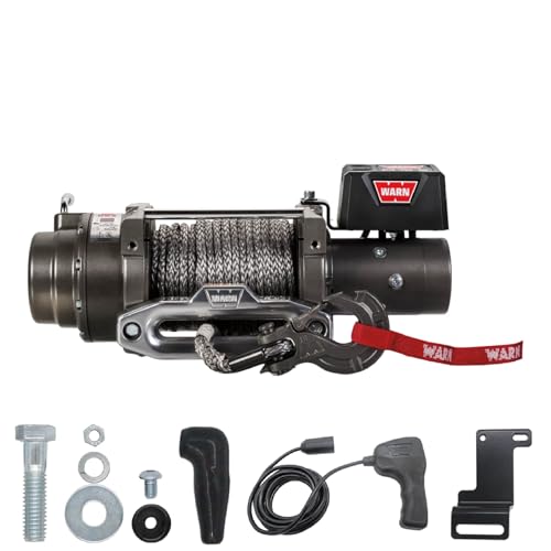WARN M15-S 12V Heavyweight Winch 15,000 lb Synthetic Rope