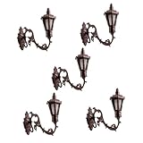 Adapté aux de miniatures : lampes conviennent parfaitement aux amateurs de modèles réduits, de paysage miniature, et de décorations de maison de poupée, enrichissant les décors avec une lumière blanche simulée et un style élégant