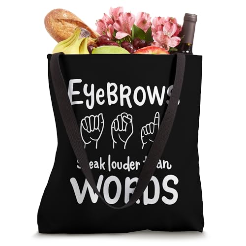 Bolso Tote con Diseño de Lengua de Señas para Profesor ASL miniatura 4
