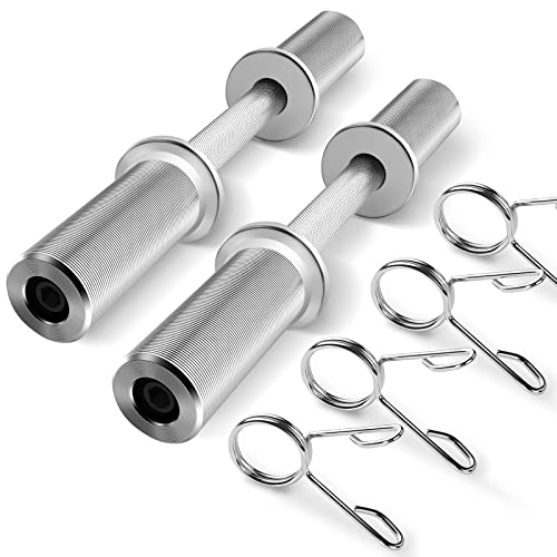 Uboway Olympic Dumbbell Handles 16” /20”Olympic Dumbbell Bar in Commercial Grade for 2