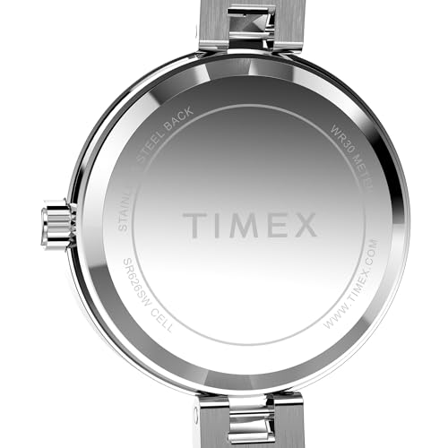 Image of TIMEX Main Street Round 25mm Silver Dial Analog Women Watch - TW2W96100E6