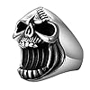 Cabilock Flesopener ring metalen schedel ringen Gothic Biker Punk heren ring bier flesopener vintage kostuum vinger band…
