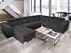 Ecksofa mit Schlaffunktion und Bettkasten von All4All