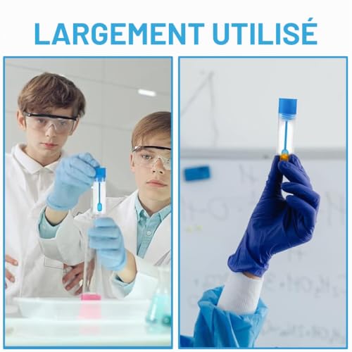 CULEO Récipients de prélèvement d'échantillons,Lot de 10 gobelets à selles en plastique avec bouchon à vis et cuillère pour prélèvement d'échantillons, 20 ml – vue 5