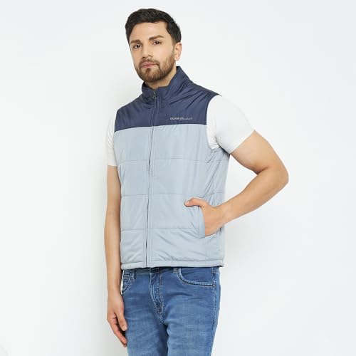 Image of Duke Stardust Men Sleeveless Reversible Jacket (SDZ3056 Navy XXL)