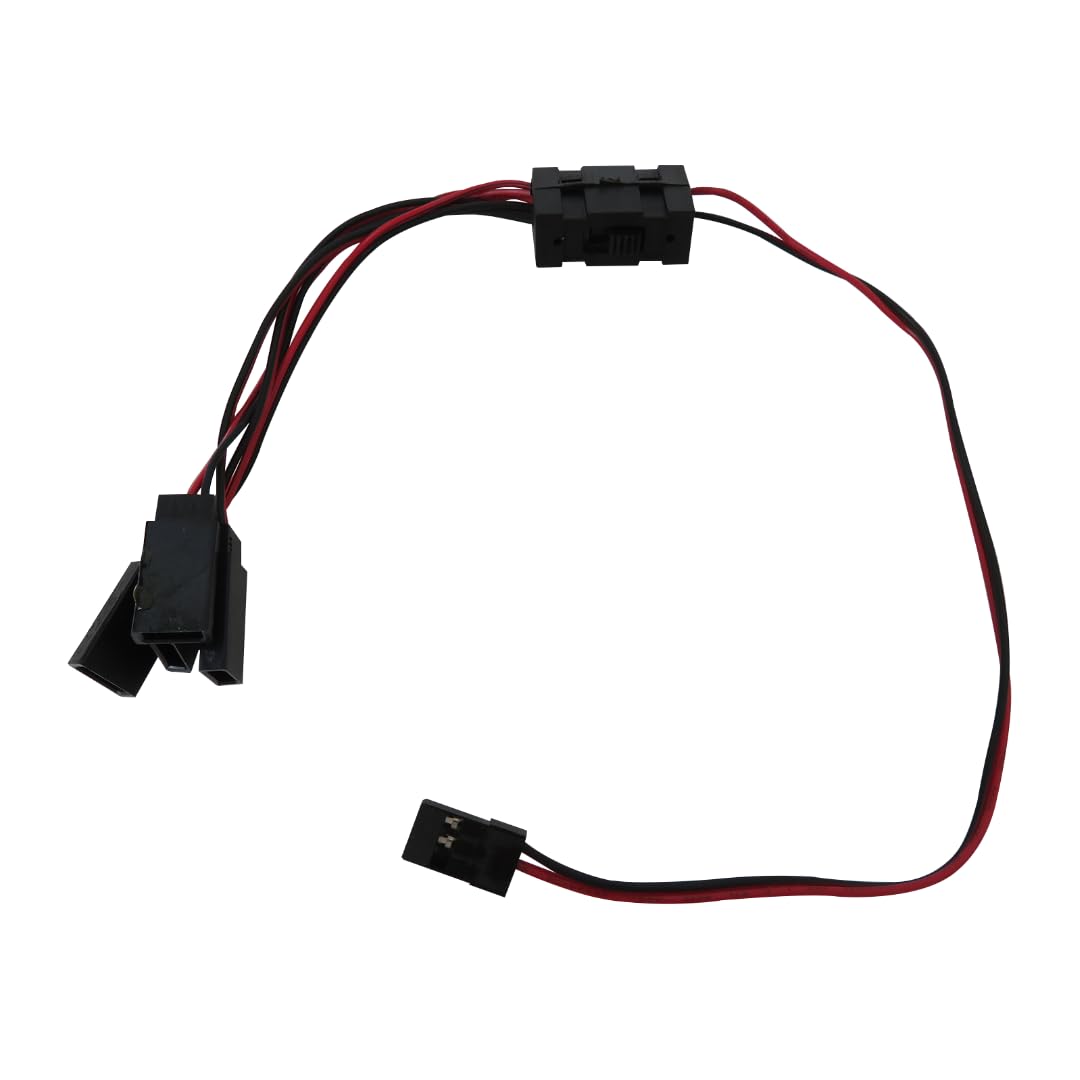 Life Girl Star 4-Way LED Light Controller Switch Cable Replacement for 1/10 TRX-4 SCX10 RC Crawler Remote Control Car
