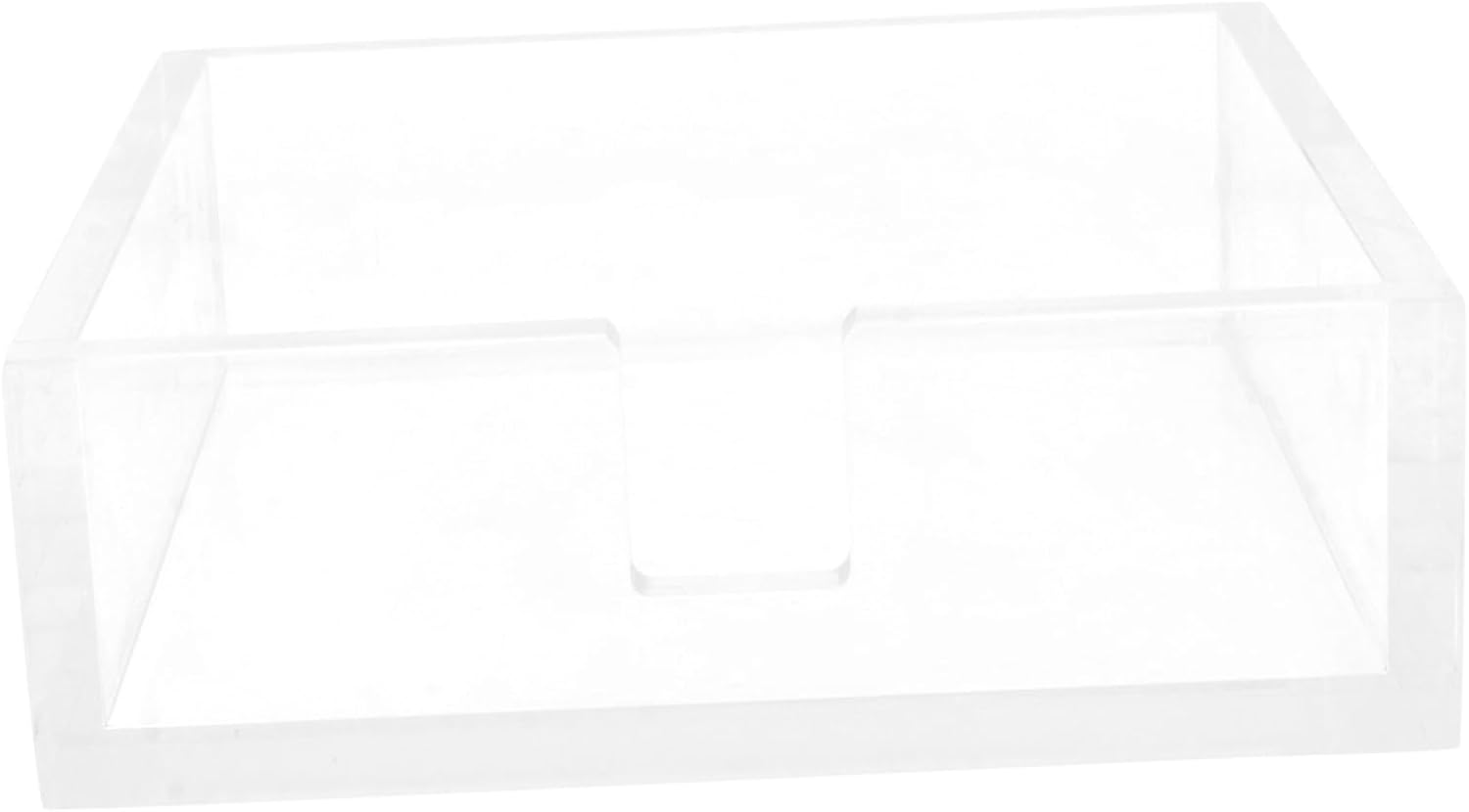 TIDTALEO Acrylic Napkin Holder for Cocktail Dinner Parties Thick Paper Towel Organizer Stylish Tabletop Storage for Guest Party Use