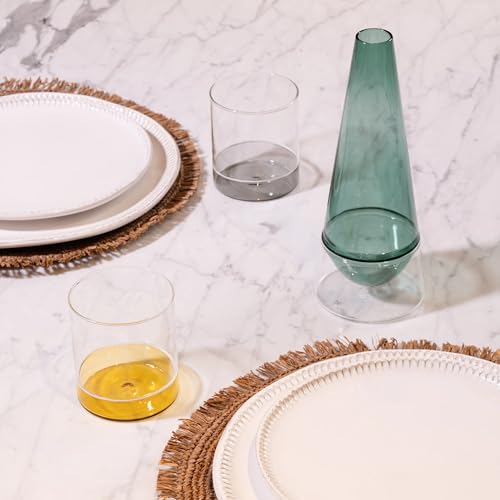 Vase d'exception vert lagon à offrir pour un emménagement prestigieux