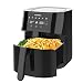 Produktbild AUCMA Heißluftfritteuse 5,5L XXL Friteuse Heissluft Fritteusen Air Fryer mit Digitalem LED-Touchscreen,Warmhalten,Ohne ÖL Fritteuse Luftfritteuse Heissluftfritteuse [Energieklasse A+++]