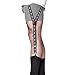 KK & Jay Supply Co. Shirttail Garters - Argyle Shirt Stays (Black/Grey)