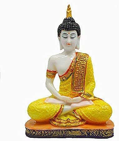 SHREE RAM IMPEX Lord Buddha Statue for Home Decor Showpiece Figurine Home Dcor Thai Shakyamuni Buddha Decorations Items for Home Gifts | 10.63 x 7.68 x 2.76 inches