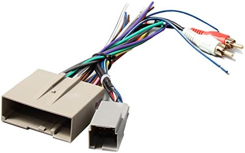 RED WOLF Replacement with Ford F150/F250 Lincoln Mercury 2003-2013 Stereo Radio Wire Harness Head Unit Video RCA Adapter Amp Power Input Connector