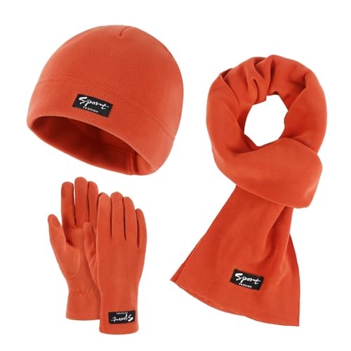 Bonnet écharpe gants tricotés pour rester au chaud sans souffrir du vent d'hiver