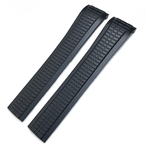 21mm Watch Strap Colorful Fluorous Rubber WatchBands for 5164A 5167A Series Butterfly Buckle