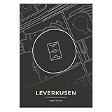 Vacentures Leverkusen Stadion Poster - 