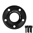 FLFHDUP Distanzscheiben Passend für BMW 5er G30/G31/G38 PCD 5X112 CB 66,6 M14x1,25 Schwarz Spurverbreiterungen Nabenadapter 1 Stück Spurverbreiterung(1piece 15mm)
