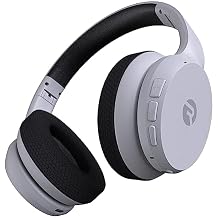 Raycon Fitness Bluetooth Headphones - Over The Ear Running Headphones, Active Noise Cancelling Wireless Headphones + Awareness Mode, Bluetooth Headset with Mic, 45 Hours of Battery Life White