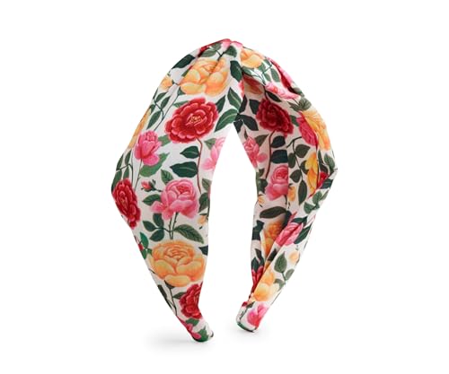 RIFLE PAPER CO. Rose Silky Twisted Headband, Includes 1 Wrapped Headband