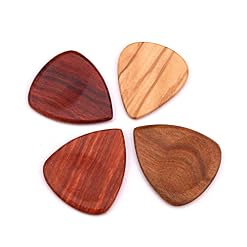 Lot de 4 médiators en bois avec étui de rangement pour guitare, basse, banjo - Les Beatles, Paul McCartney, John Lennon, RIngo Starr, George Harrison Lot de 4 médiators en bois avec étui de rangement pour guitare, basse, banjo – Image 6