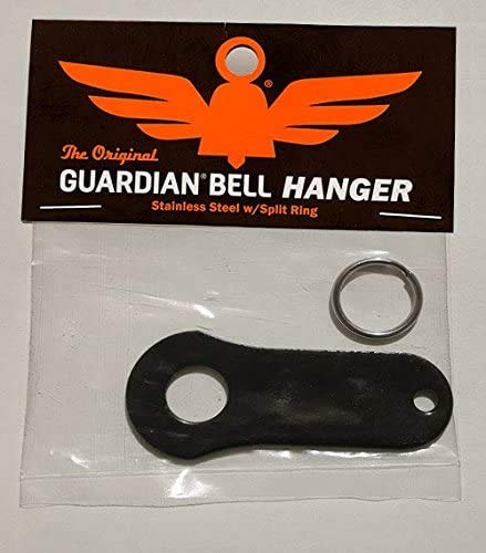 Image of Guardian Bell Guardian Angel Motorcycle Bell Bike Accessory with Black Bell Hanger - Never Ride Faster than Your Angel can Fly