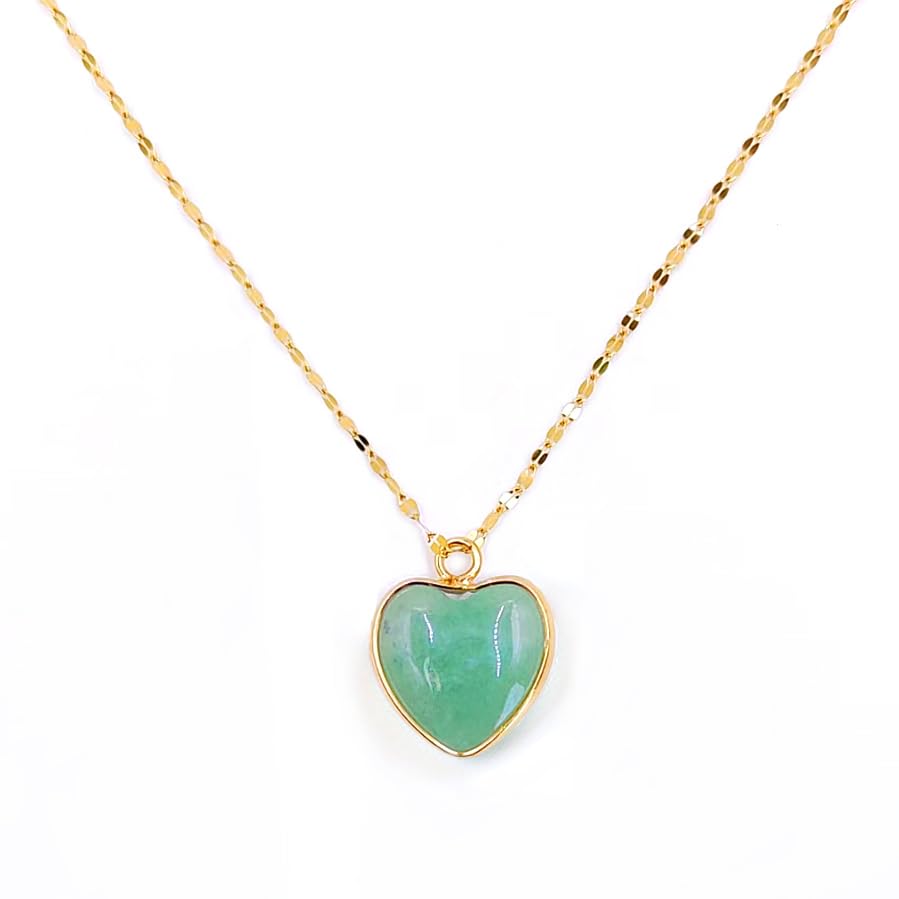 C.J.M.K Heart Style Crystal Necklace...