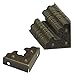 Antrader Corner Protector 24pcs Metal Box Edge Safety Guard Bronze Tone 1" x 1" x 0.35"