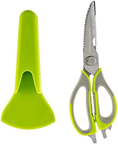 CUISINE PARFAITE Premium Heavy Duty Kitchen Shears - Ultra Sharp Multipurpose Kitchen Scissors for Poultry, Meat, Fish, Vegetables