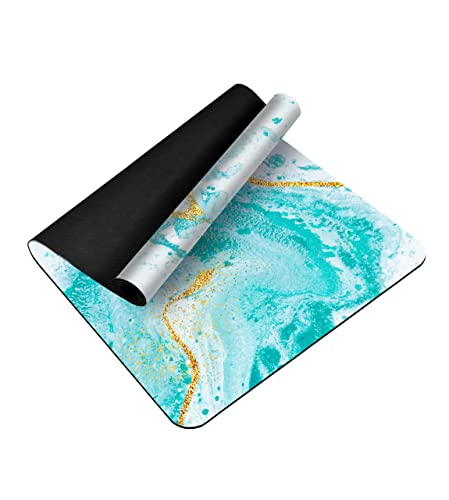 Vonoga Premium Yoga Mat 6Mm Print Extra Thick Non Slip Exercise & Fitness Mat For All Types Of Yoga, Pilates & Floor Workouts (72"L X 24"W X 6Mm Thick) #TOP2