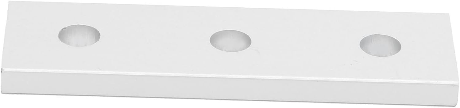 Compatibility with 10pcs Flat Mending Plates, JoiningPlate, 3 Hole Joining Plate,Straight Aluminum Connecting , Repair Fixing Bracket Connector, 2020‑3Hole 3030‑3Hole 4040‑3 (4040-3 Holes)