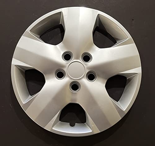 Marrow One Wheel Cover Hubcap Fits 2006-2012 Toyota Rav4; 16 Inch; 5 Spoke; Silver; Plastic; Spring Steel Clip #TOP13