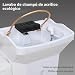 Imagen de Head Spa Equipment con Tanque Agua 60 L Equipo SPA Japonés Lavacabezas Peluquería Lavabo de Champú Circulación Agua Cama Equipo Capilar Fumigación Temperatura Ajustable para Salones