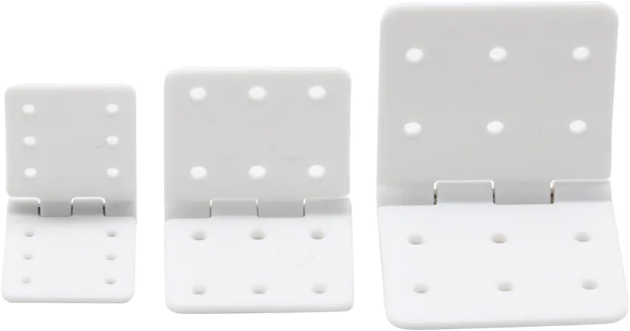Rc Plane Hinges 300pcs Nylon Plane Hinge 20x36mm / 16x29mm / 12x24mm for Parts Replacement(20x36mm)