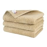 オルタ(oruTa) 今治タオル フェイスタオル 3枚セット 綿100 厚手 吸水 速乾 丈夫 FUu 33x85cm グレージュ