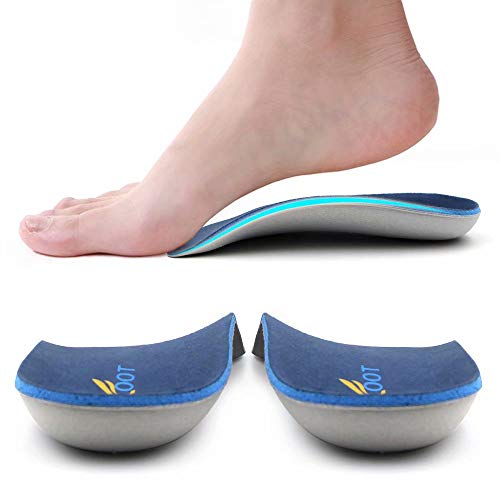 Skyfoot’s 3/4 Orthotics Shoe Insoles - Arch Support Correct Over-Pronation, Fallen Arches, Flat Feet Metatarsal Support Insoles (M- W9-10.5 | M7.5-9) #TOP2