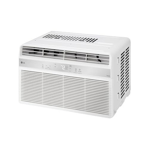 LG 6000 BTU Window Air Conditioner[2024 New] Remote Control, WiFi Enabled works with LG ThinQ, Alexa, Hey Google, Washable Filer Ultra-Quiet Cools Small Room up to 250 Sq.Ft AC Unit White LW6024RSMX by LG - Image 8