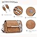 Roulens Crossbody Bags for Women Small Crossbody Wallet Purses with Card Slots Leather Shoulder Handbags Travel/Daily Use