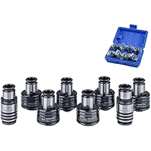 GT12 DIN Collet Holder 8 PCS DIN Tapping Collets M3,M4,M5-M6,M8,M10,M12,M14,M16 Applicable Electric Tapping Machine M16R&Pneumatic Tapping Machine PNEU-M12