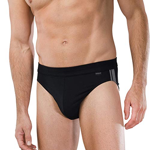 Preisvergleich Produktbild Schiesser Herren Slips, 6er Pack, Rio Slip (L / (6), schwarz)