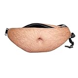 - Bolso para papá, paquete de cintura para el vientre de Dadbod. Impresión casi real. Hacerte bastante atractivo en la calle, fiestas, viajes y deportes.