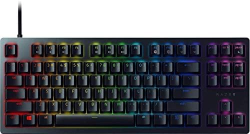 Razer Huntsman Mini Clicky Optical Purple Switch USB-C Gaming Keyboard I RGB Customizable backlighting - RZ03-03390100-R3M1 (Black)