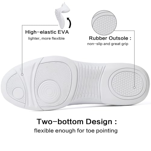 Image of CADIDL Cheer Shoes Women White Cheerleading Dance Shoes