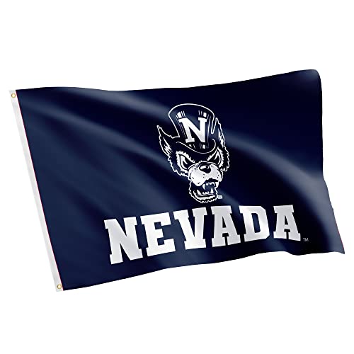 Desert Cactus University of Nevada Reno UNR Flag - 3 x 5 Feet Pack Banner, Indoor/Outdoor Durable Fabric, 100% Polyester Design (Style 2)